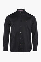 Hemd (lange mouwen) Zwart - TOMMY HILFIGER