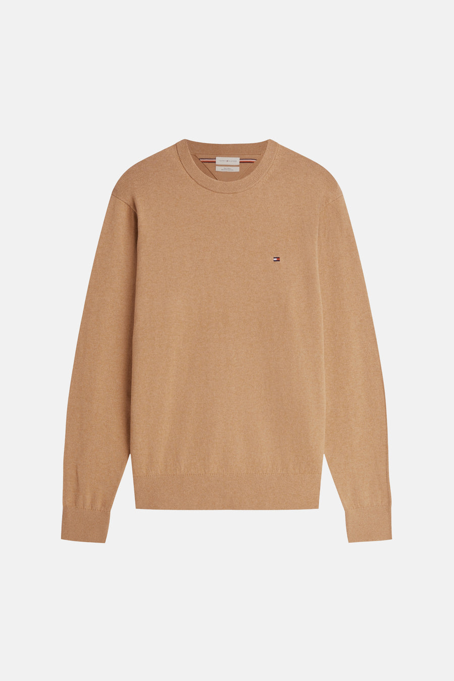 Trui met ronde hals beige - TOMMY HILFIGER