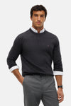 Trui met ronde hals grijs - TOMMY HILFIGER