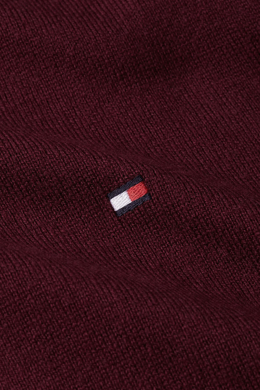 Pull met ronde hals - rood