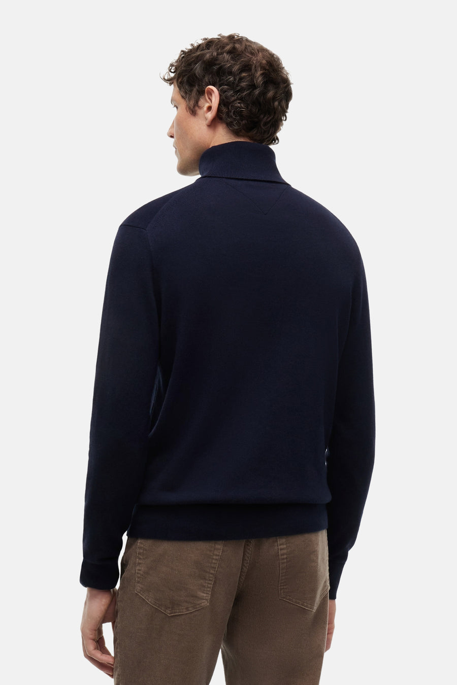 Pull col roulé bleu - TOMMY HILFIGER