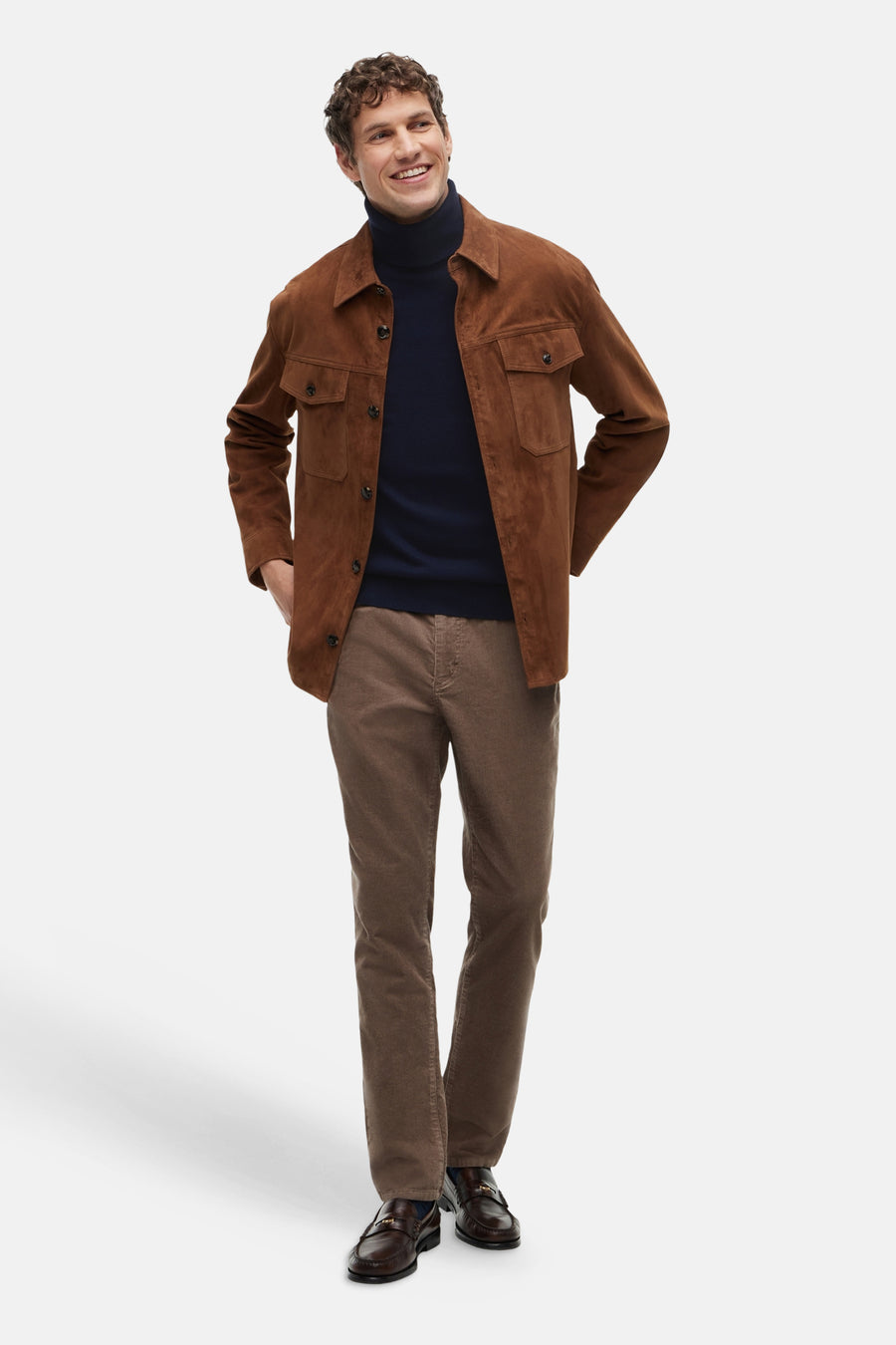 Pull col roulé bleu - TOMMY HILFIGER
