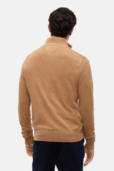 Pull col roulé beige - TOMMY HILFIGER