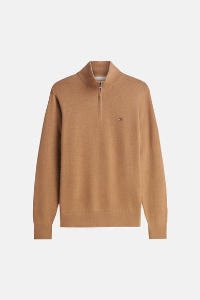 Pull col roulé beige - TOMMY HILFIGER