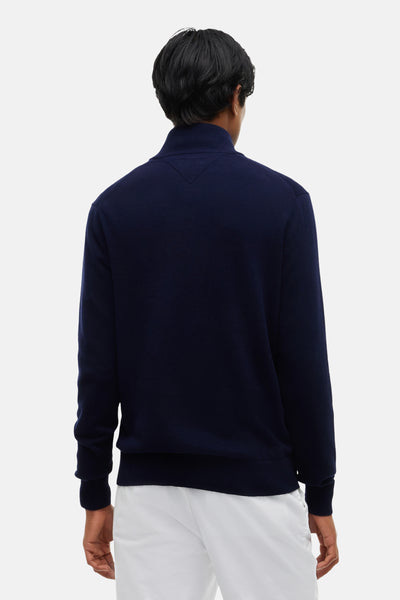 Pull à col roulé - bleu