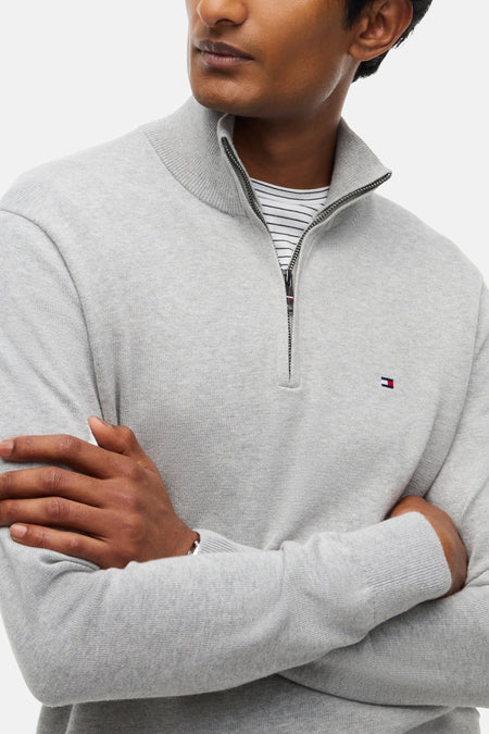 Pull met rolkraag - grijs
