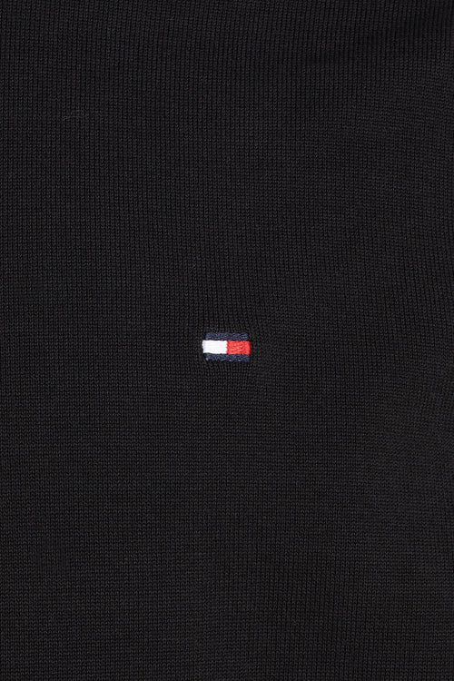 Pull col rond Noir - TOMMY HILFIGER
