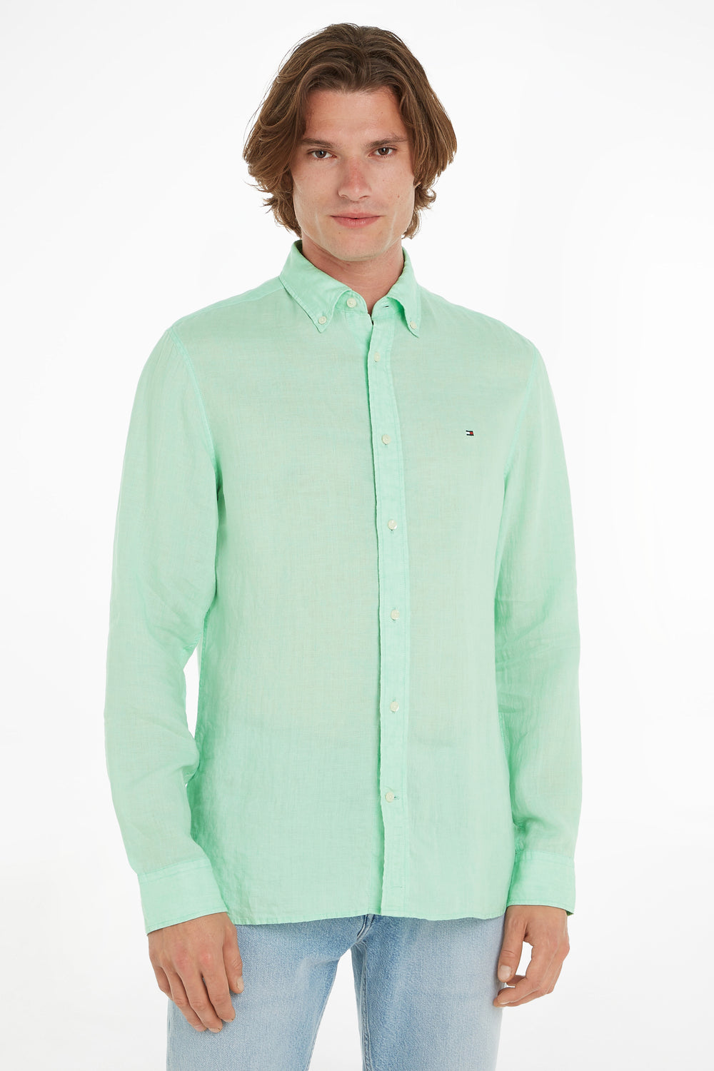 Chemise (manches longues) Vert - Tommy Hilfiger
