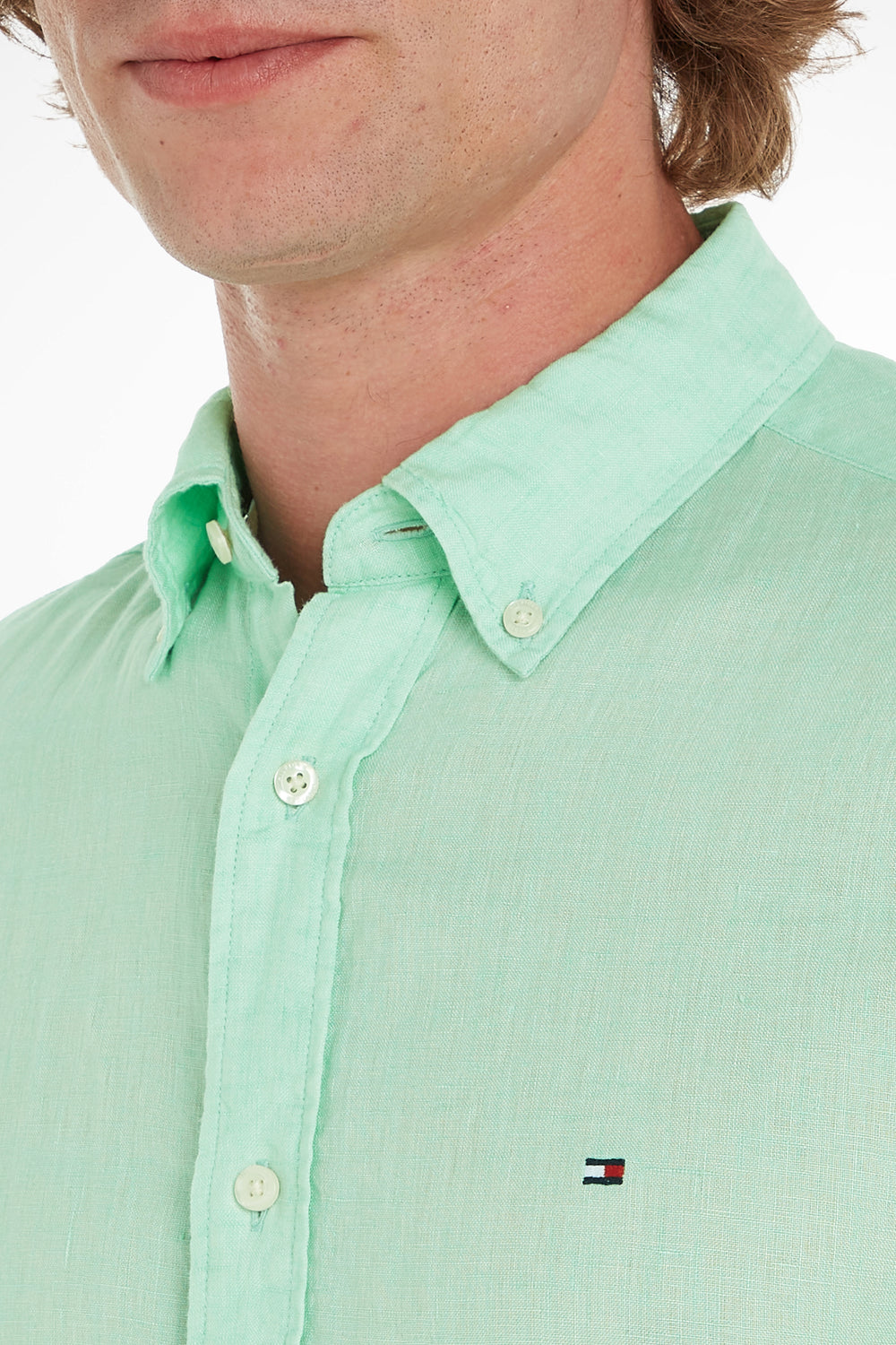 Chemise (manches longues) Vert - Tommy Hilfiger