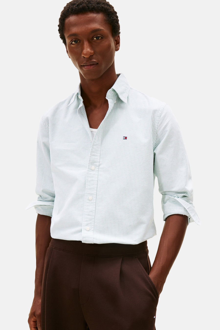 Hemd (lange mouwen) groen - TOMMY HILFIGER