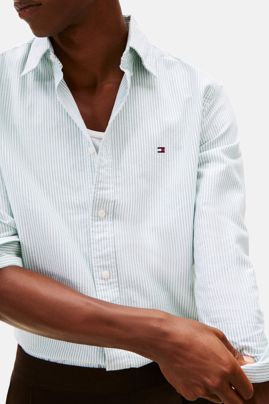 Hemd (lange mouwen) groen - TOMMY HILFIGER