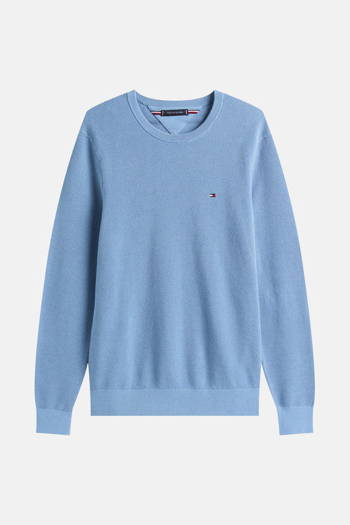 Pull col rond Bleu - TOMMY HILFIGER