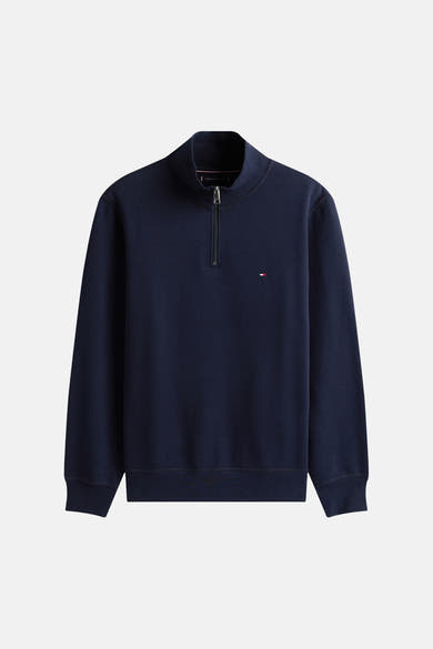 Sweat col roulé bleu - TOMMY HILFIGER
