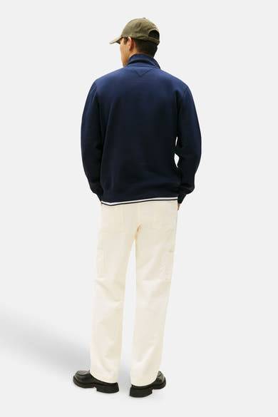Sweat col roulé bleu - TOMMY HILFIGER