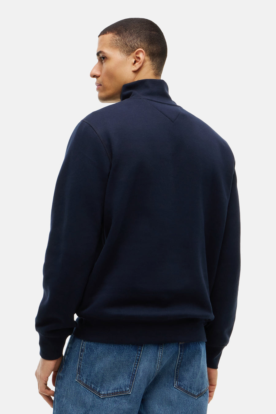 Sweat col roulé bleu - TOMMY HILFIGER