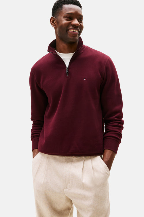 Sweat col roulé rouge - TOMMY HILFIGER