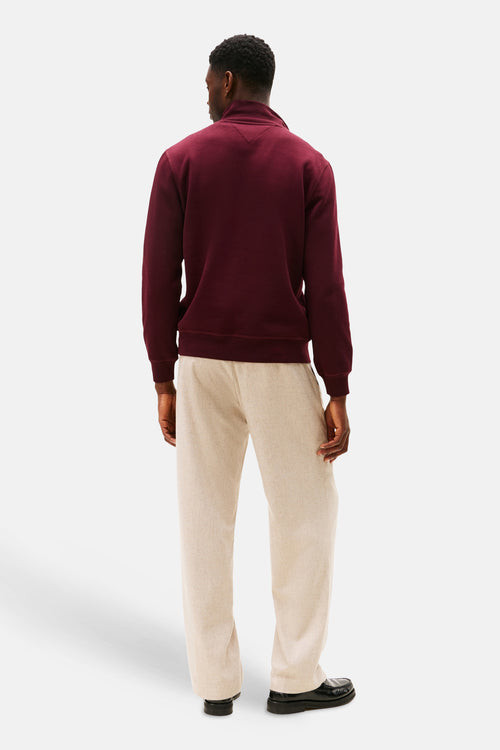Sweat col roulé rouge - TOMMY HILFIGER