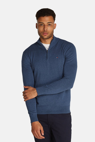 Pull col roulé Bleu - TOMMY HILFIGER