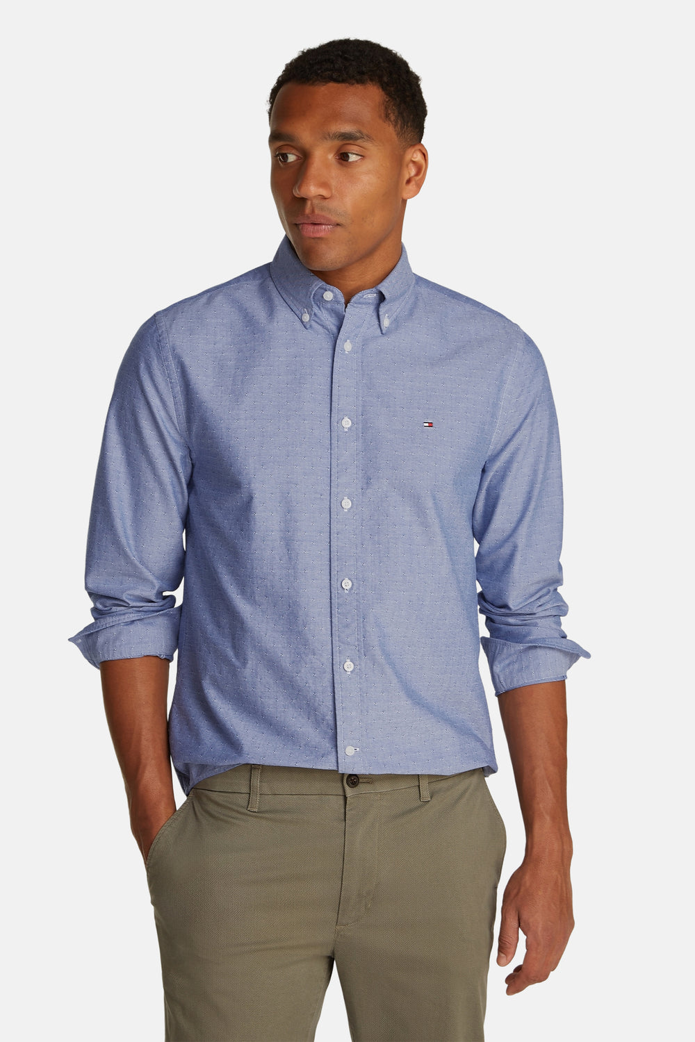 Chemise (manches longues) Bleu - TOMMY HILFIGER