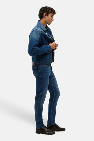 BLEECKER - mid blue denim