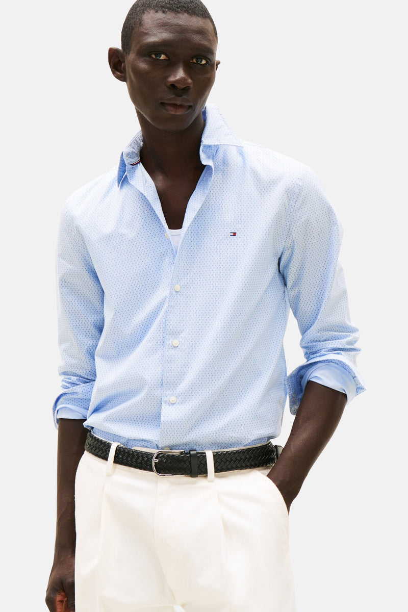 Hemd met lange mouwen - blauw