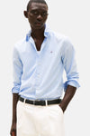 Hemd met lange mouwen - blauw