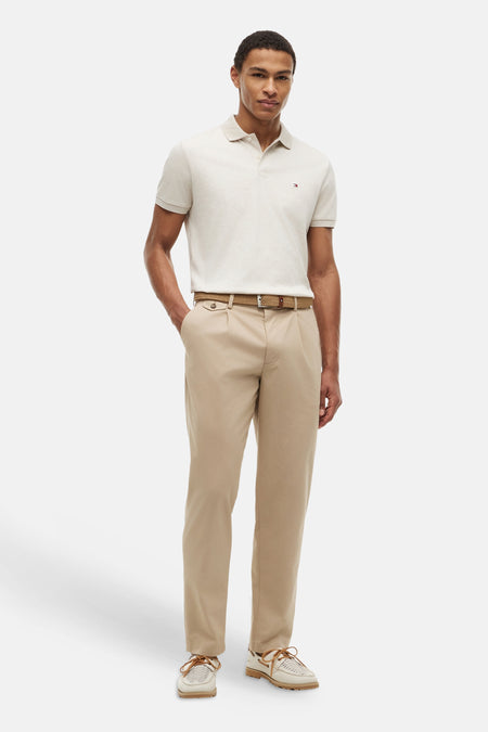 Polo à manches courtes - beige