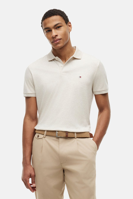Polo à manches courtes - beige