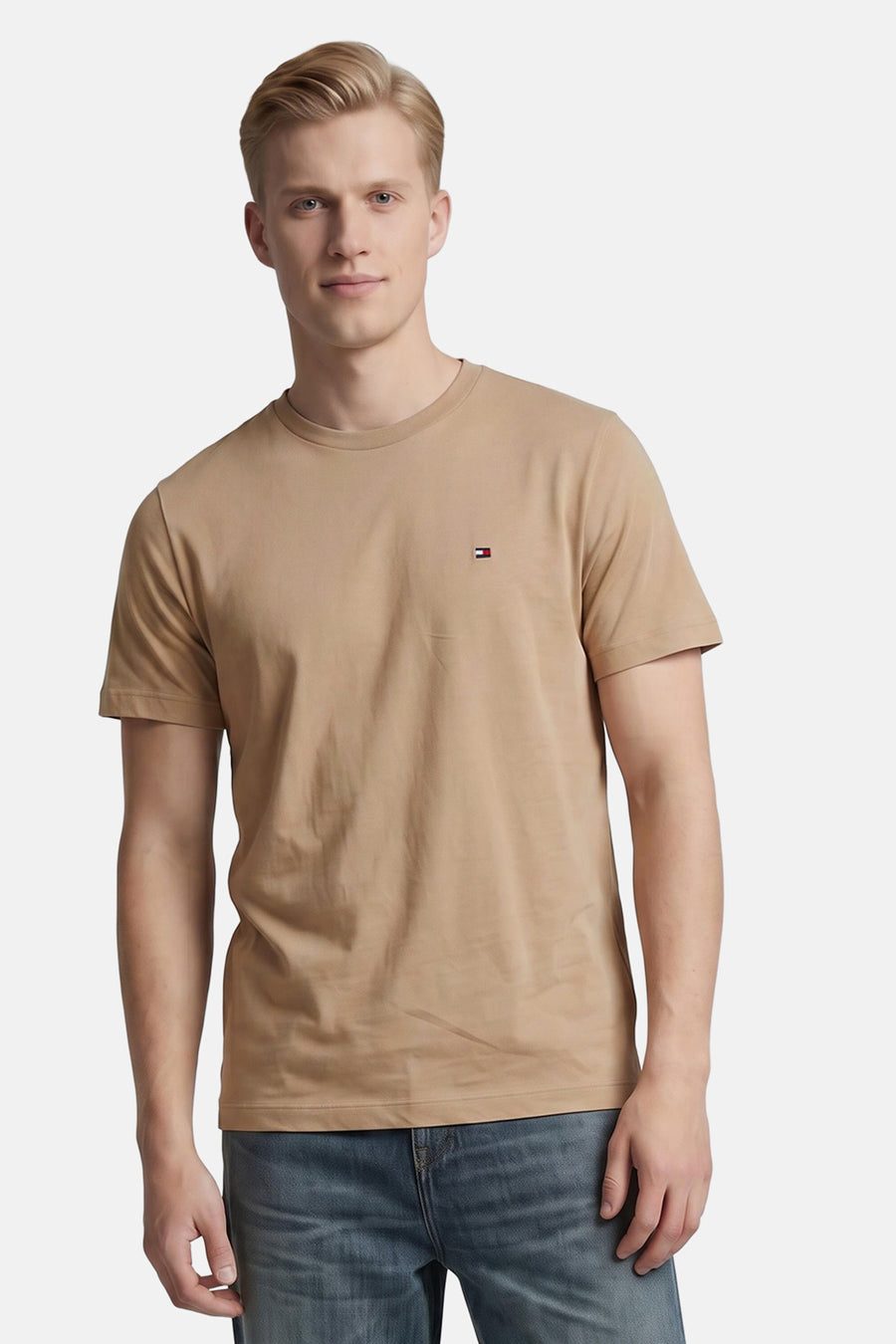 T-shirt met korte mouwen - Beige