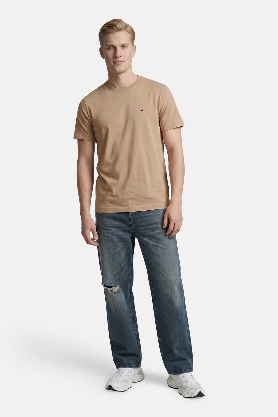 T-shirt met korte mouwen - Beige