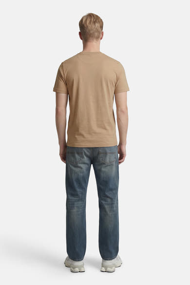 T-shirt met korte mouwen - Beige