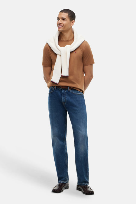 T-shirt (korte mouwen) bruin - TOMMY HILFIGER