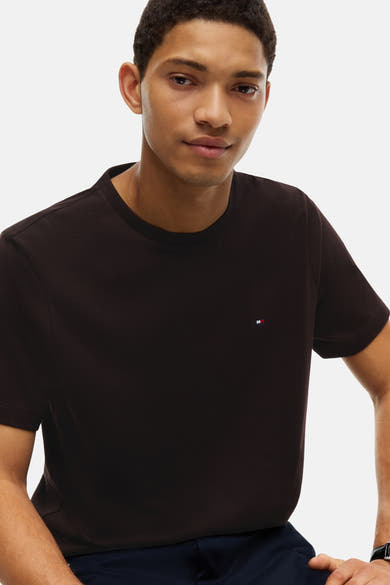 T-shirt (korte mouwen) bruin - TOMMY HILFIGER