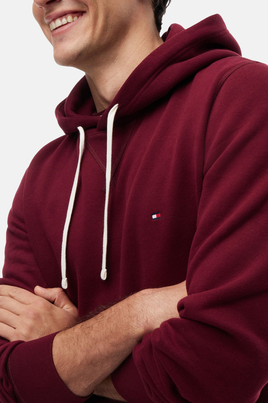 Sweater met kap rood - TOMMY HILFIGER