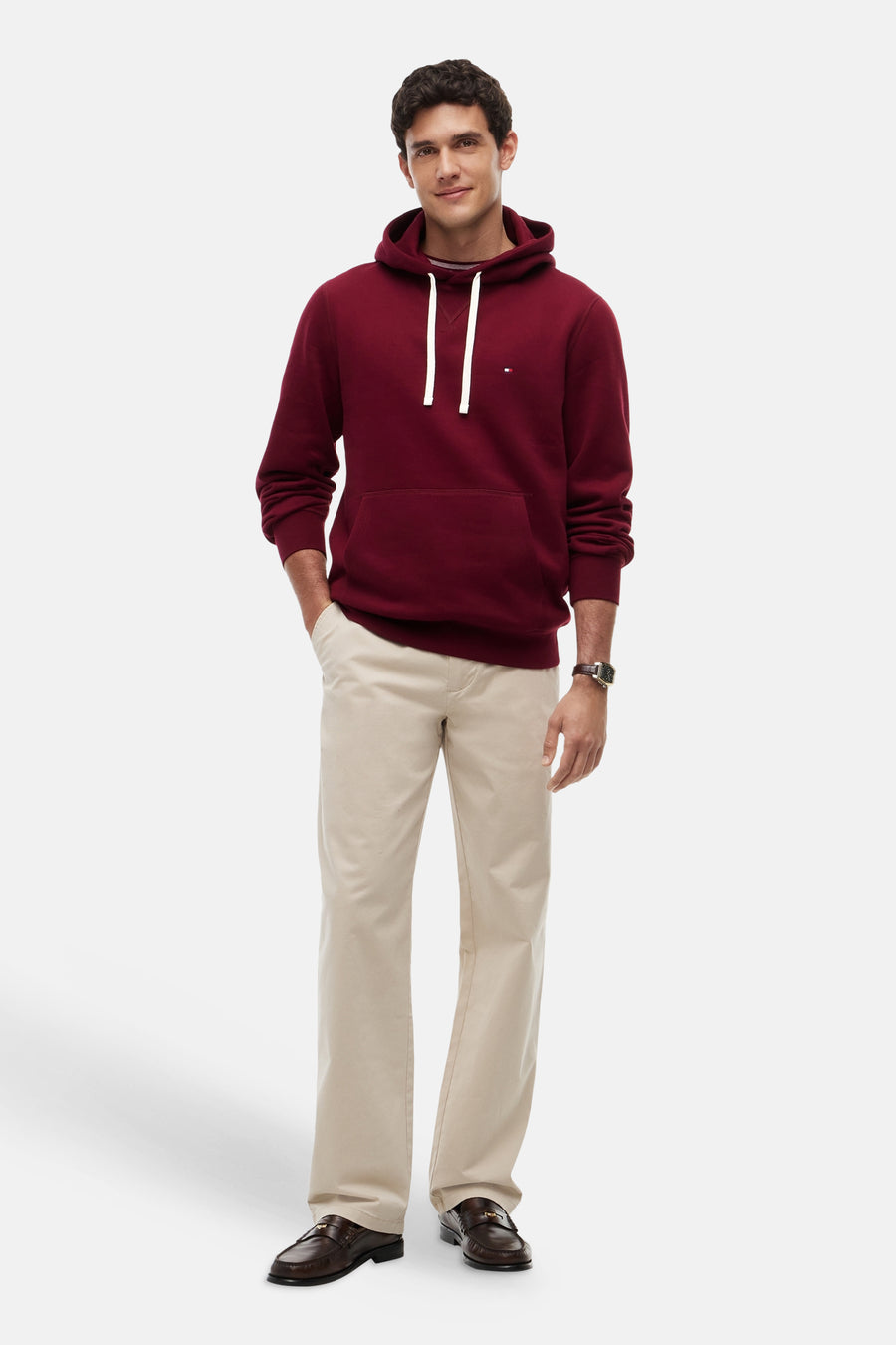Sweater met kap rood - TOMMY HILFIGER