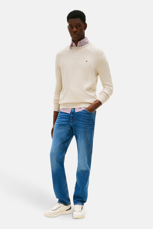 Trui met ronde hals Beige - TOMMY HILFIGER