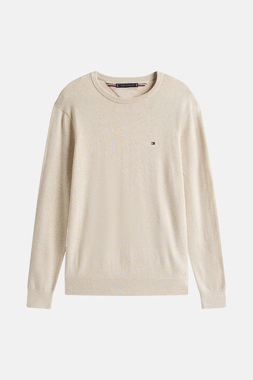 Trui met ronde hals Beige - TOMMY HILFIGER