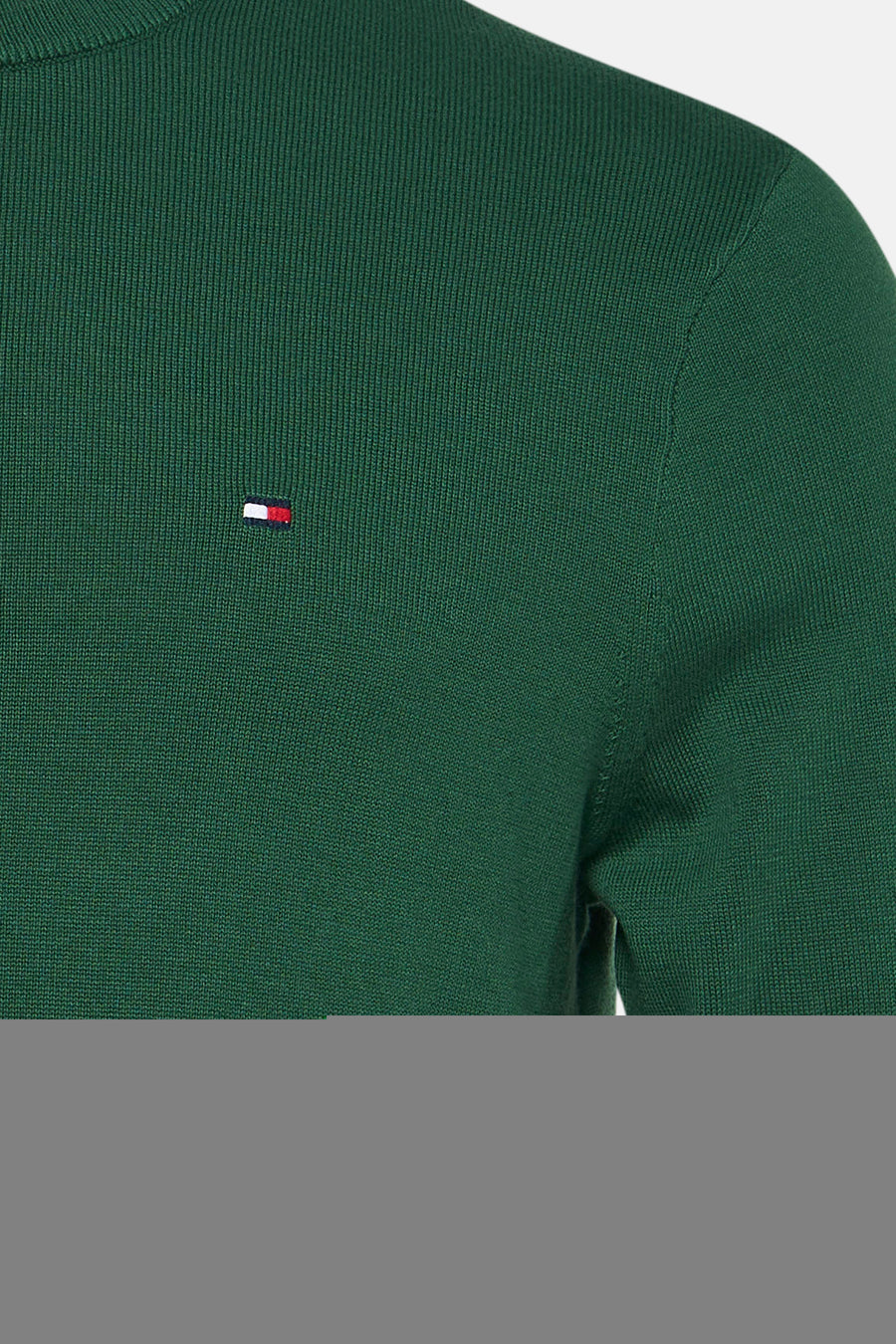 Pull met ronde hals - green