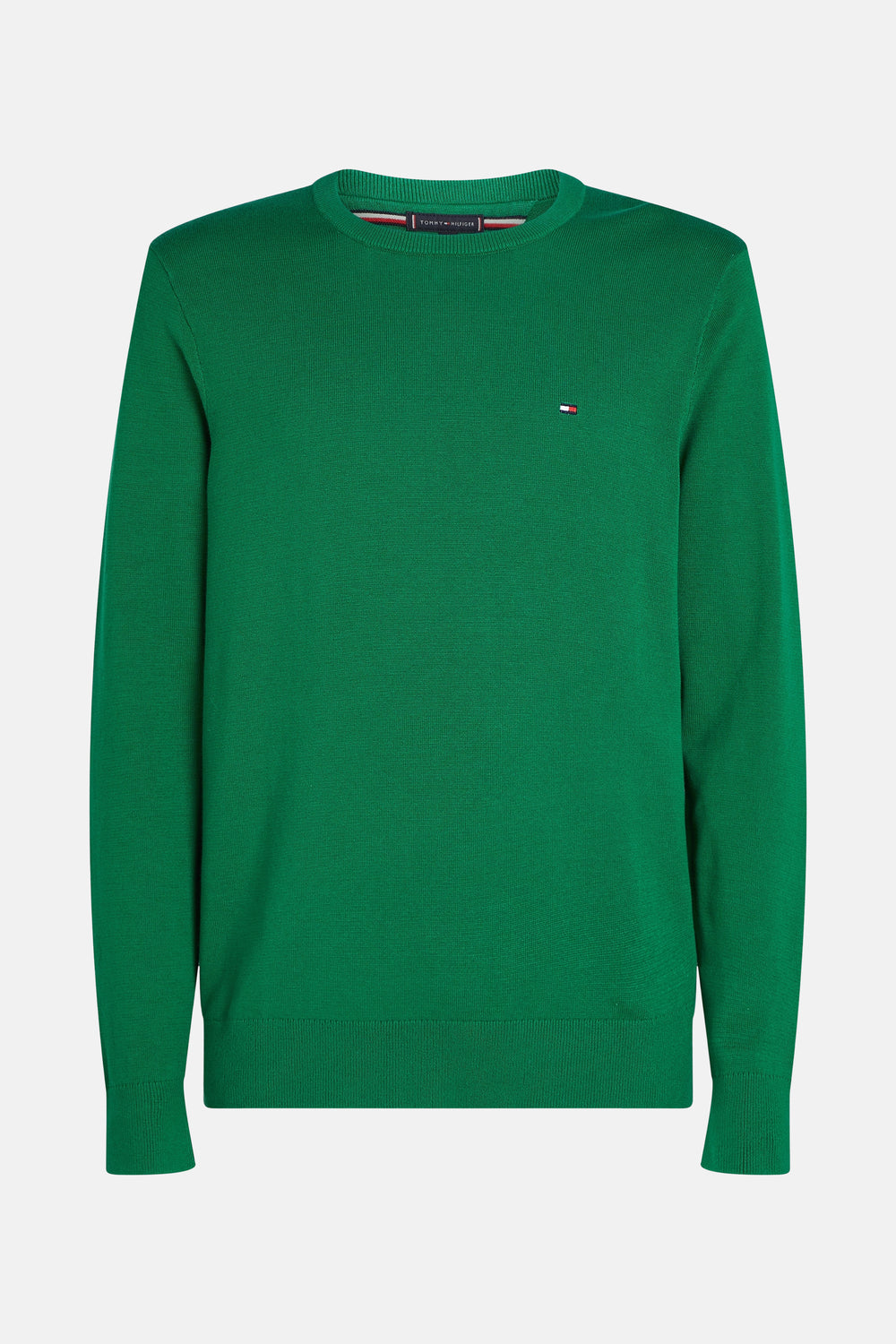 Pull col rond VERT - TOMMY HILFIGER