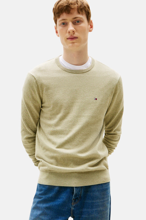 Trui met ronde hals Groen - TOMMY HILFIGER