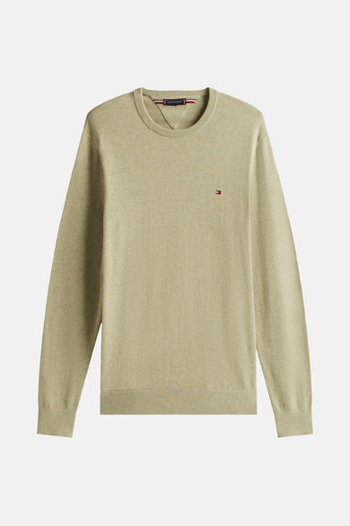 Pull met ronde hals - groen