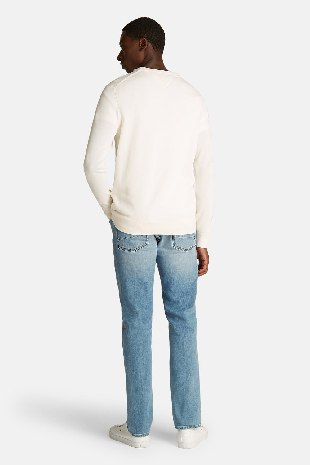 Pull col rond Écru - TOMMY HILFIGER