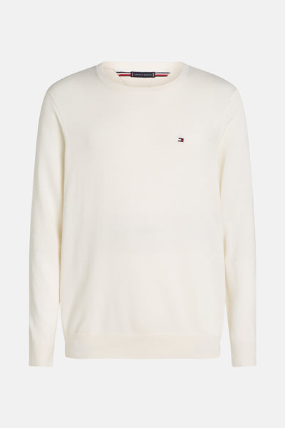 Pull col rond Écru - TOMMY HILFIGER