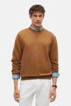 Sweat col rond beige - TOMMY HILFIGER