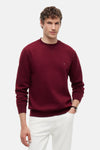 Sweater O-hals - Bordeaux
