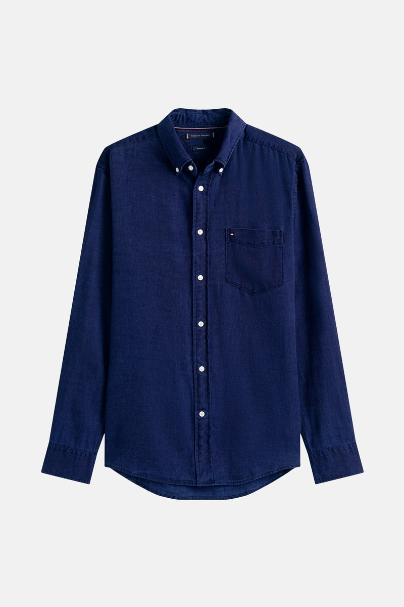 Hemd met lange mouwen - blauw