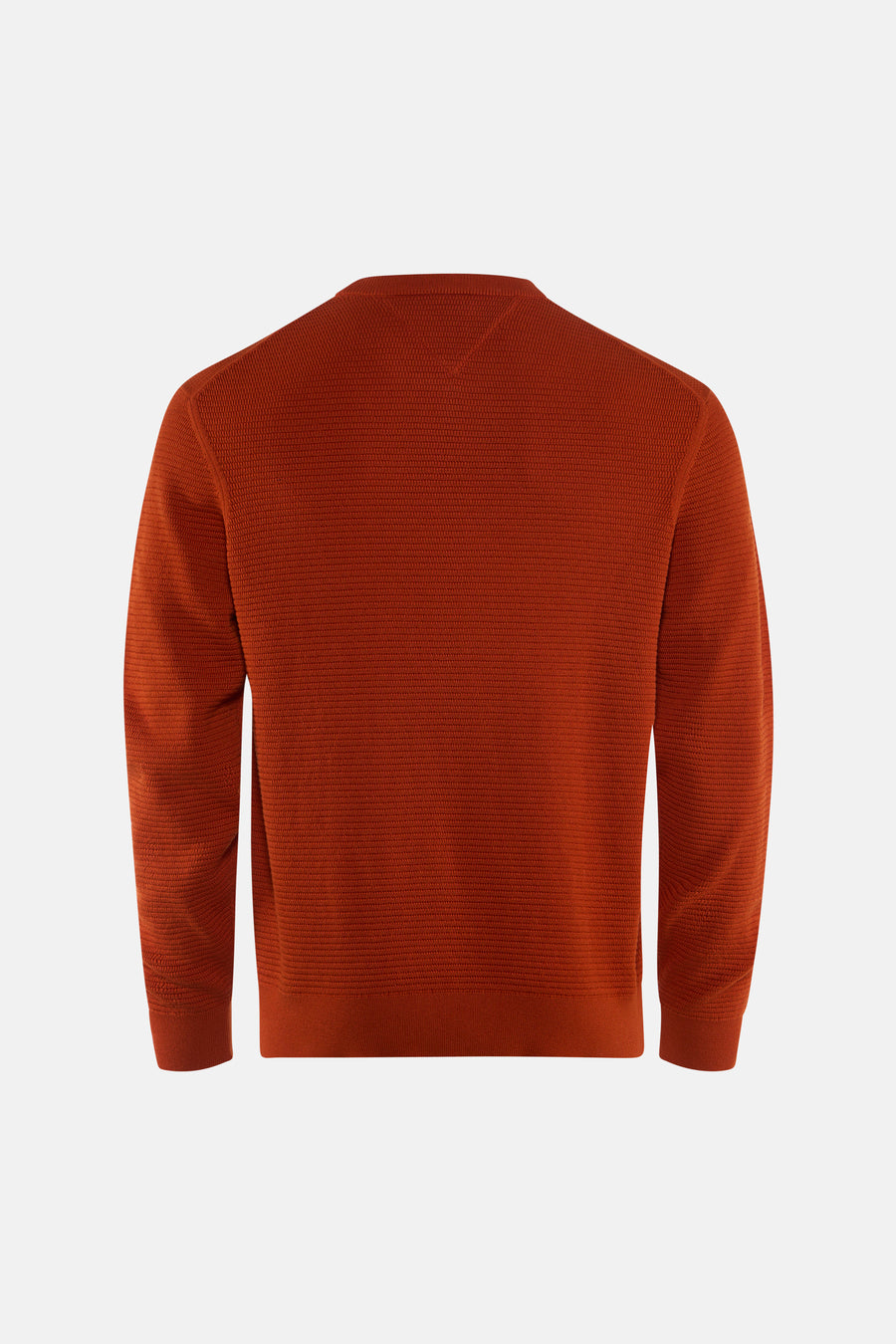 Pull met ronde hals - oranje