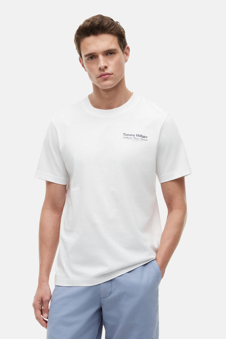 T-shirt (korte mouwen) wit - TOMMY HILFIGER
