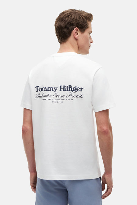T-shirt (korte mouwen) wit - TOMMY HILFIGER