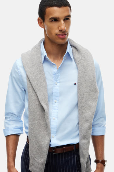 Hemd (lange mouwen) blauw - TOMMY HILFIGER